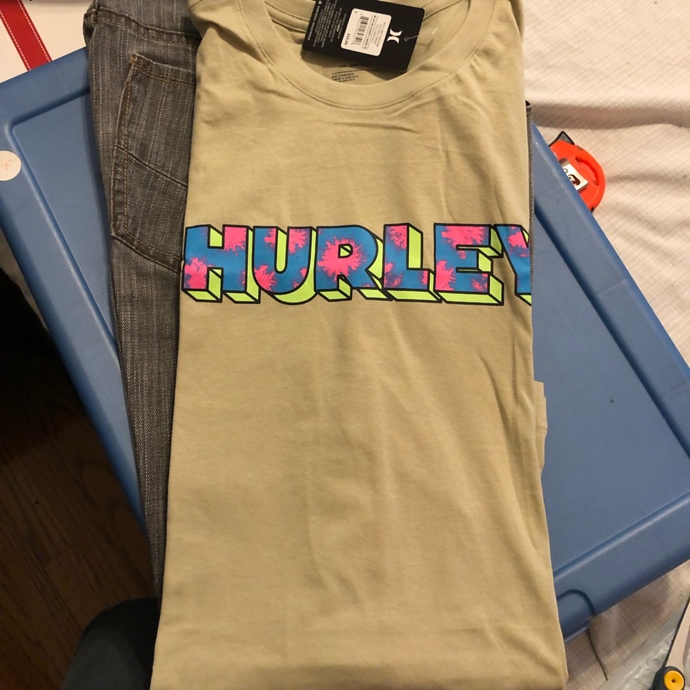 NWT Tan Bel-Air 1980 CTN Jersey LS Graphic T